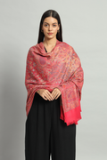 Movintiger Women's Faux Pashmina Shawl - Pink