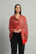 Movintiger Women's Faux Pashmina Shawl - Red