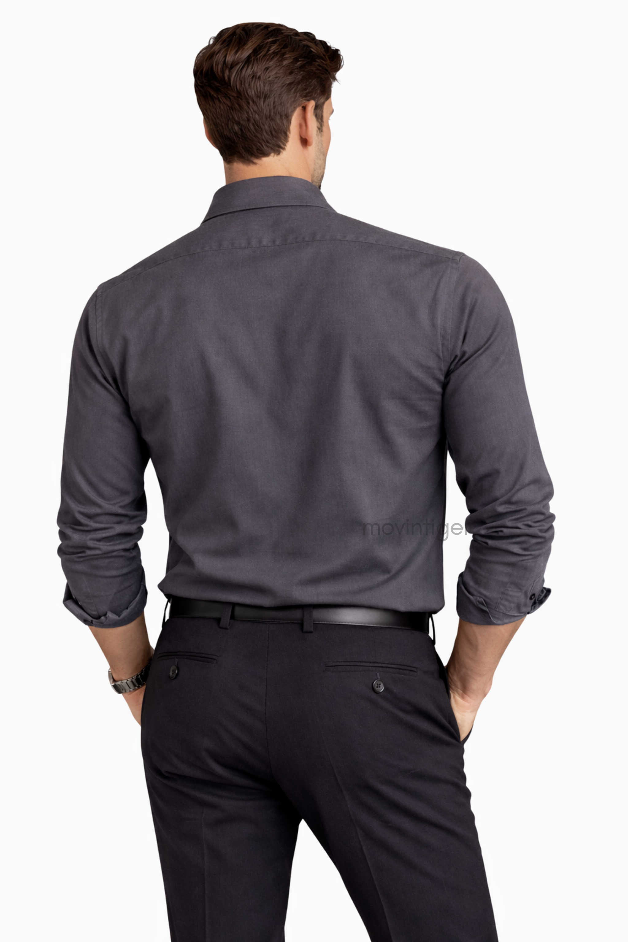 Movintiger Men's Signature Grey Shirt