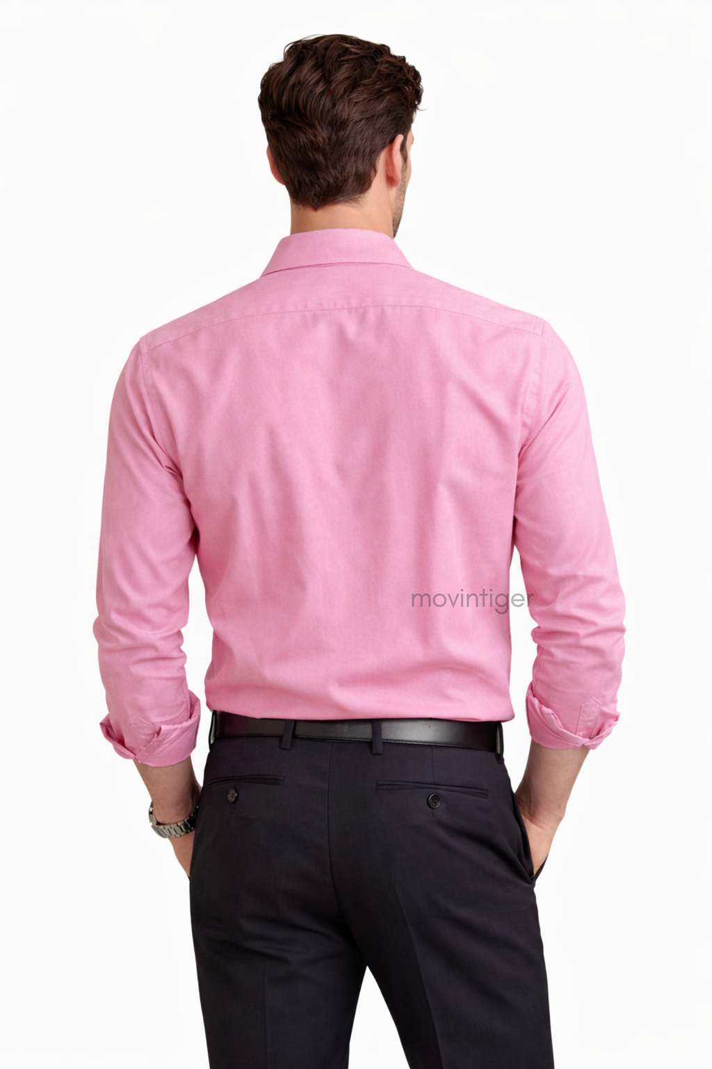 Movintiger Men's Signature Pink Shirt
