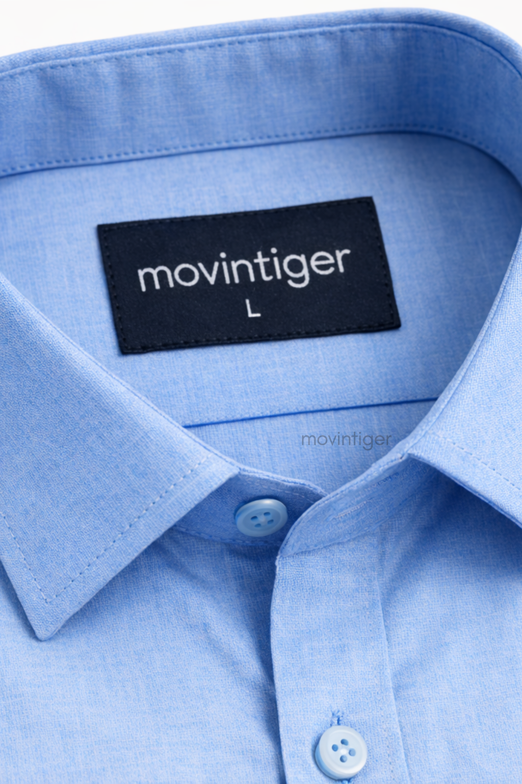 Movintiger Men's Signature Blue Shirt