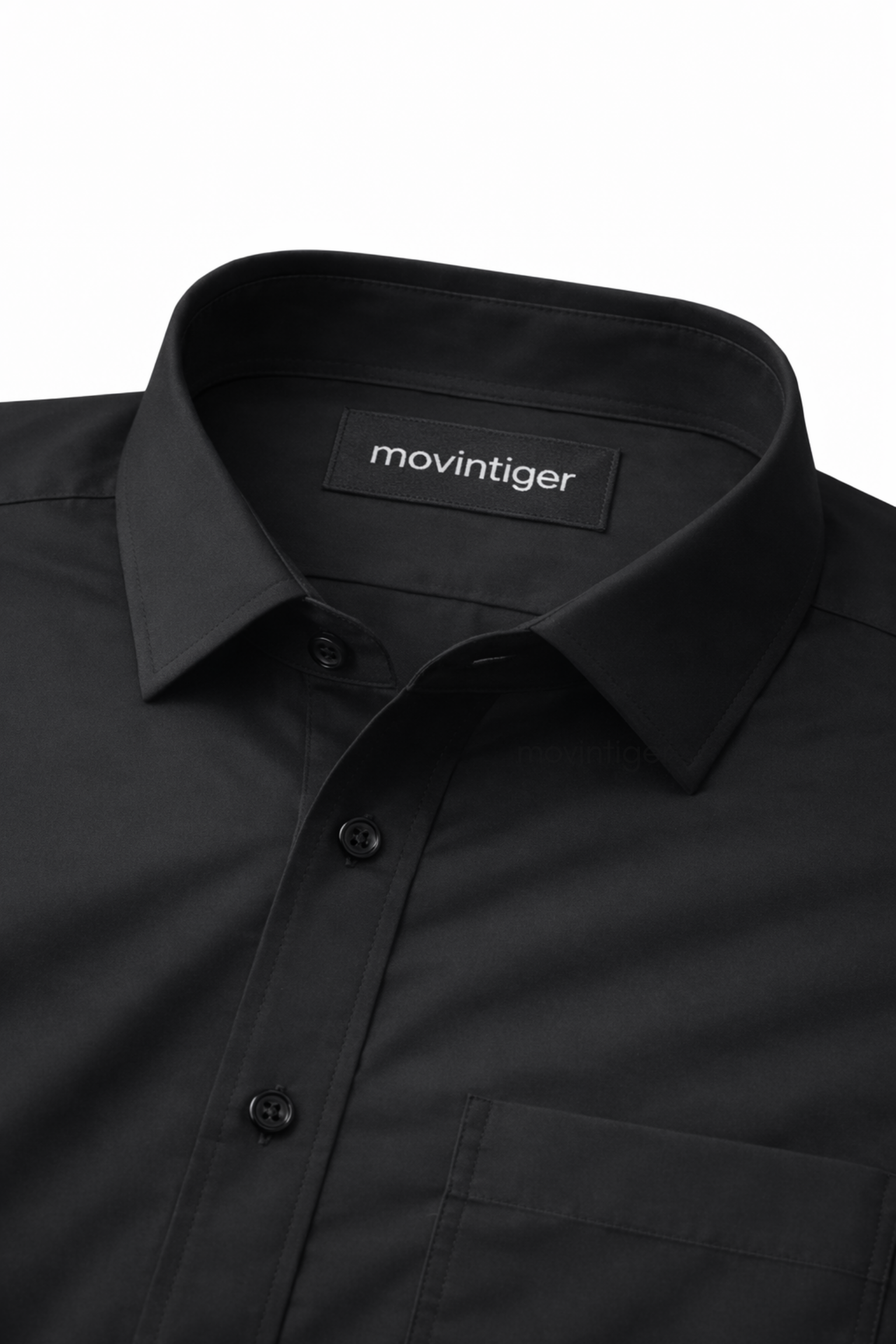 Movintiger Men's Signature Black Shirt