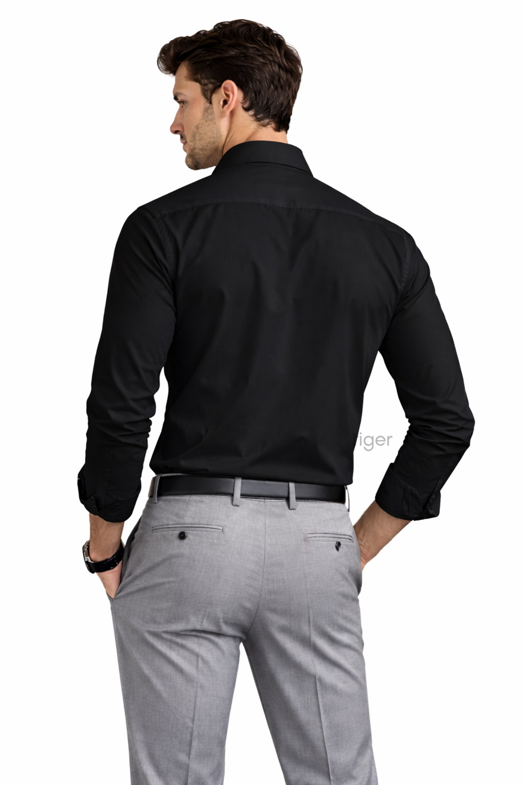 Movintiger Men's Signature Black Shirt