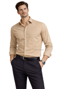 Movintiger Men's Signature Beige Shirt